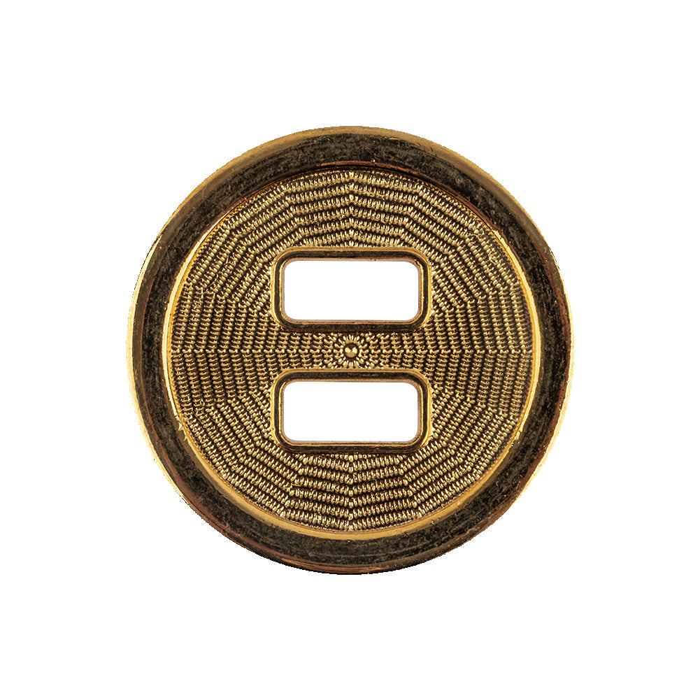 Italian Gold Spider Web Slated Metal Button - 40L/25.5mm - Joann Fabrics