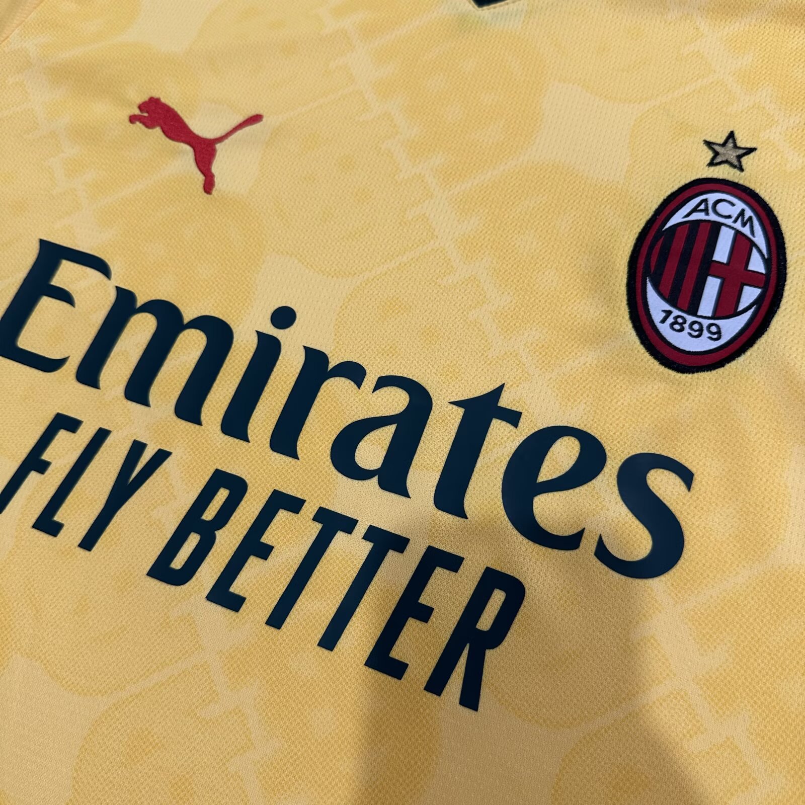 2025/2026 AC Milan Third Away Yellow Football Jersey 1:1 Thai Quality