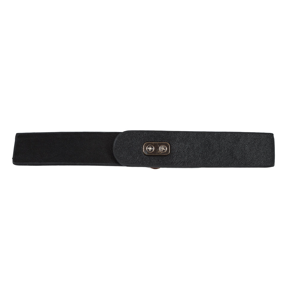 Italian Black and Gold Snap Closure - 6