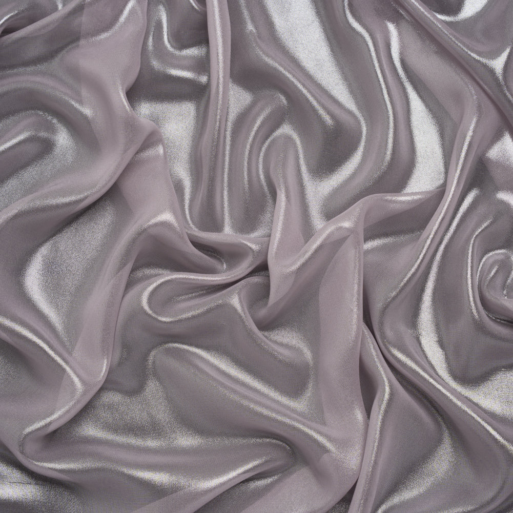 Liquid Sheen Metallic Polyester Chiffon - Silver on Lavender - Liquid Sheen Chiffon Collection - Joann Fabrics