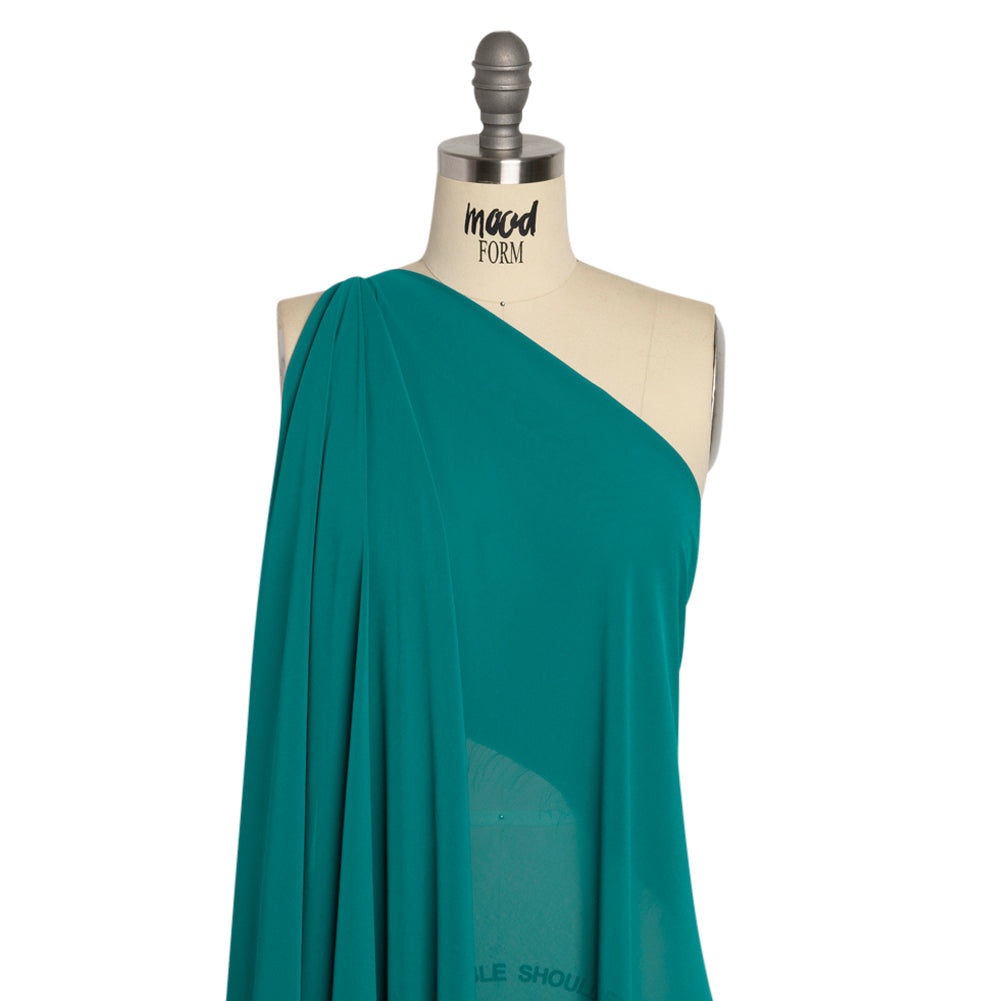 Polyester High-Multi Chiffon - Deep Teal - Netta Collection by Mood - Joann Fabrics