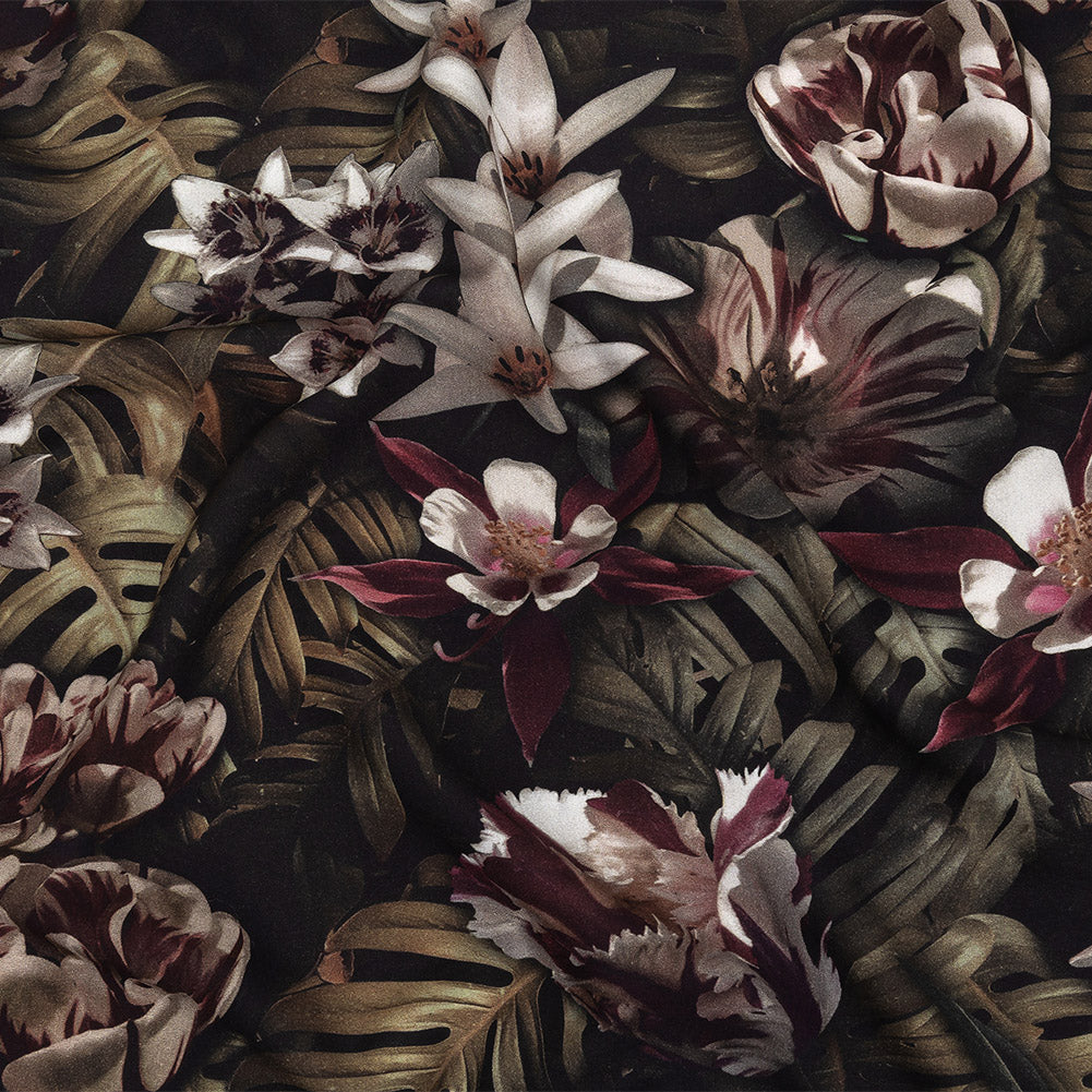 Organic Viscose Batiste - Shadow Lilies - Loreto Collection - Joann Fabrics