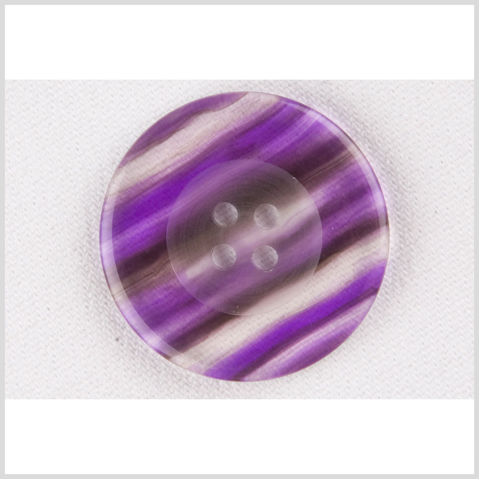 Purple and Clear Plastic Button - 40L/25.5mm - Joann Fabrics