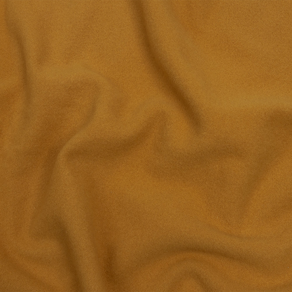 Wool and Cashmere Coating Made in Italy - Yellow Ochre - Alberini Collection - Joann Fabrics