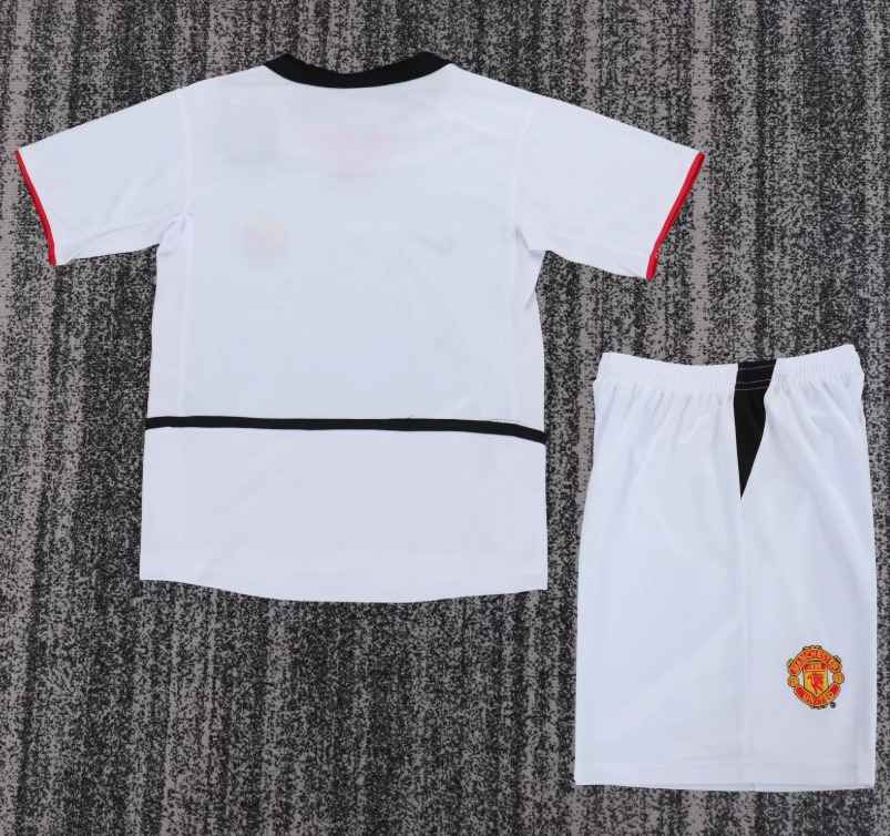 2002/2003 Retro Manchester United Away Football Jersey 1:1 Thai Quality Kids Size