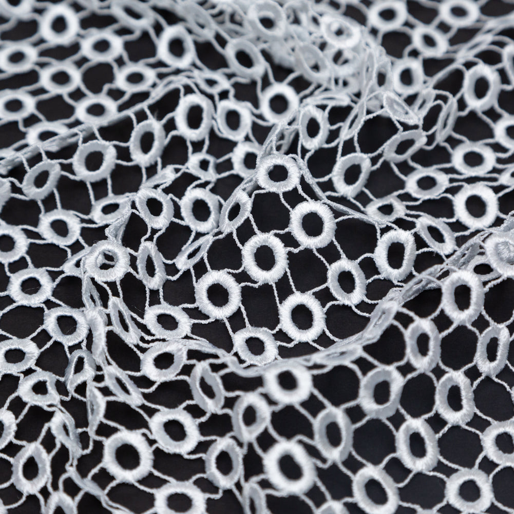 Guipure Lace - White Geometric Circles - Joann Fabrics