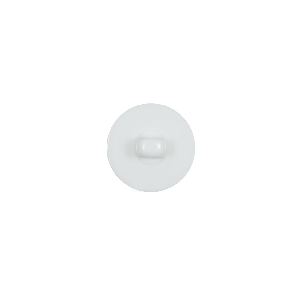 Italian White Plastic Shank Back Button - 18L/11.5mm - Joann Fabrics