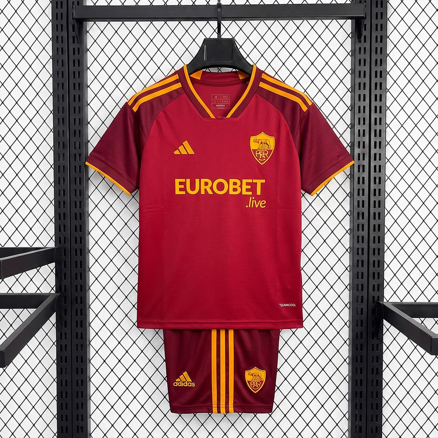 AS Roma 26-27 Home Kids Kit - UnitedFutballJersey