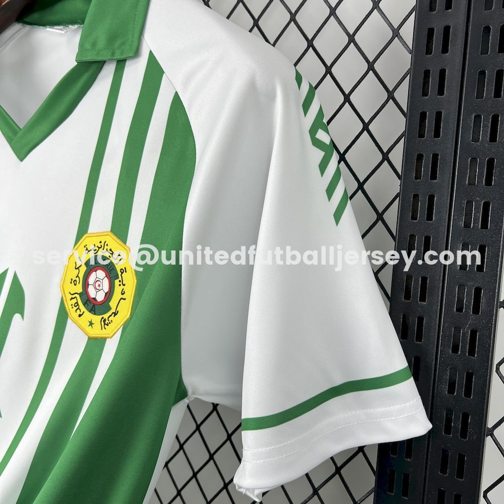 Retro Algeria 1986 Home Jersey - UnitedFutballJersey
