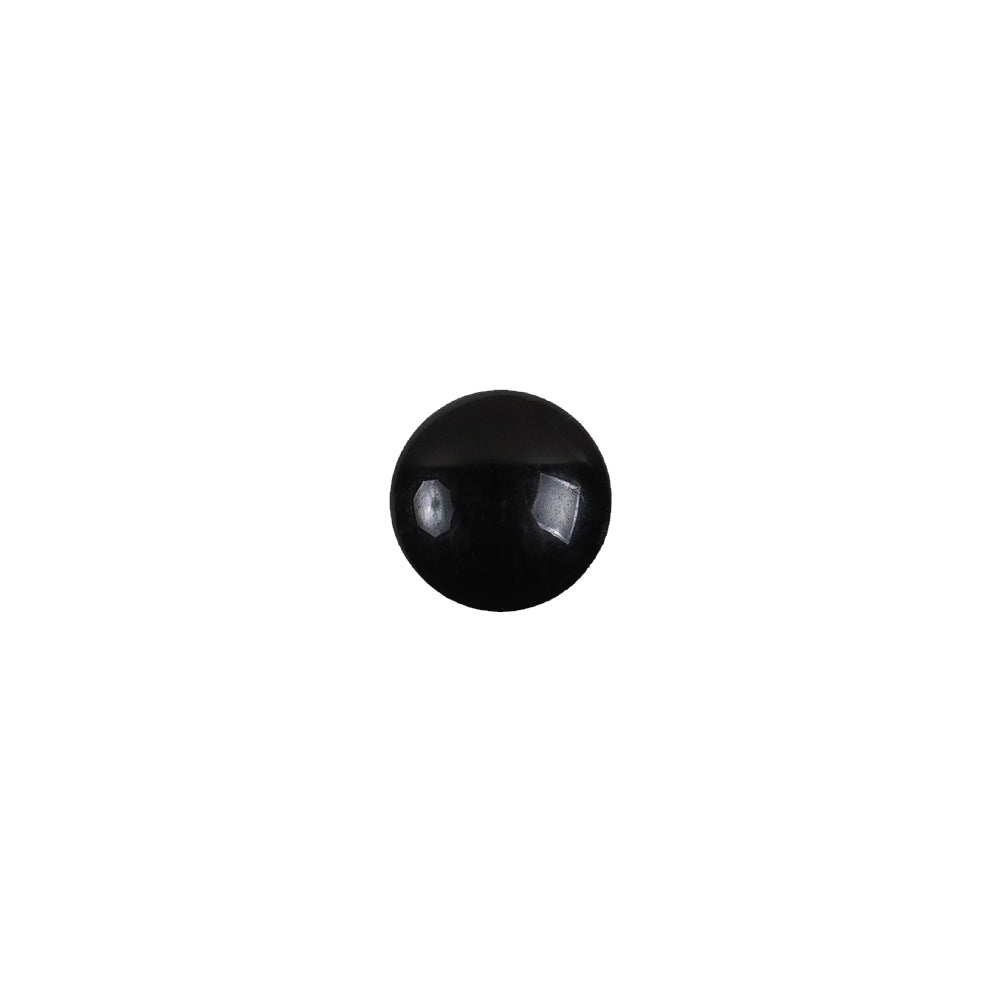 European Black Self Back Glass Button - 14L/9mm - Joann Fabrics