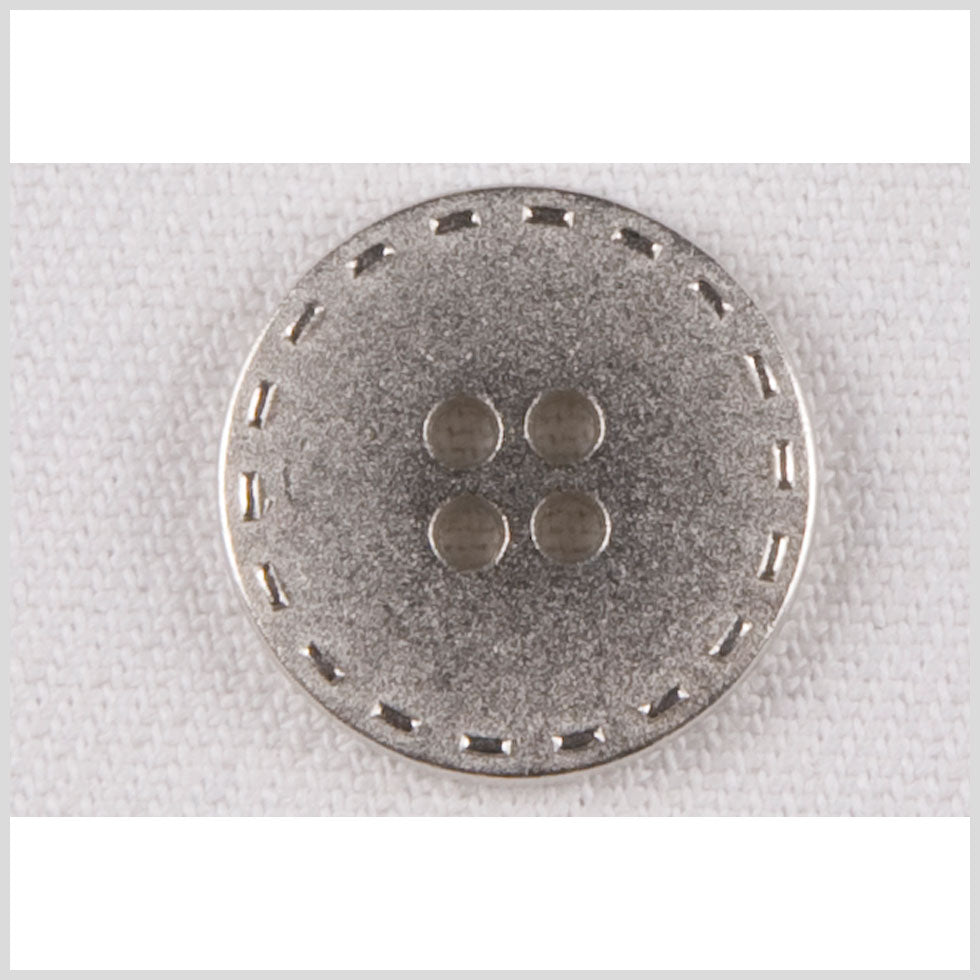Silver Metal Coat Button - 32L/20mm - Joann Fabrics