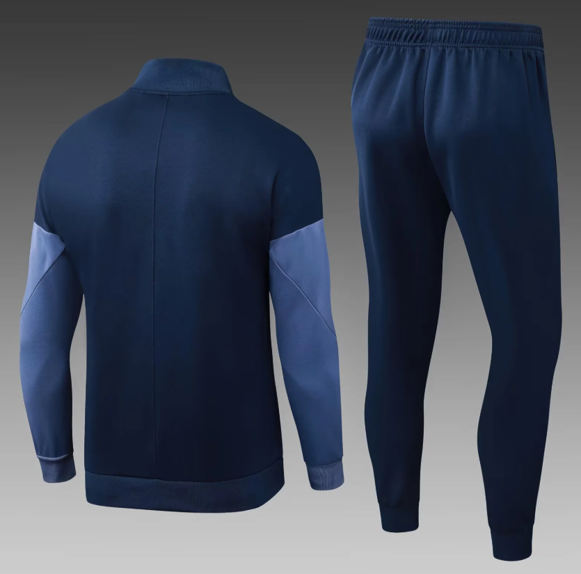 2025/2026 Psg Paris Saint-Germain Half-Pull Training Suit Royal Blue Set