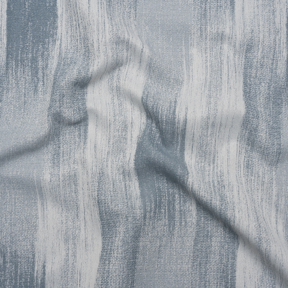 Recycled Polyester Jacquard - Denim Brushstroke Striations - British Imported - Joann Fabrics