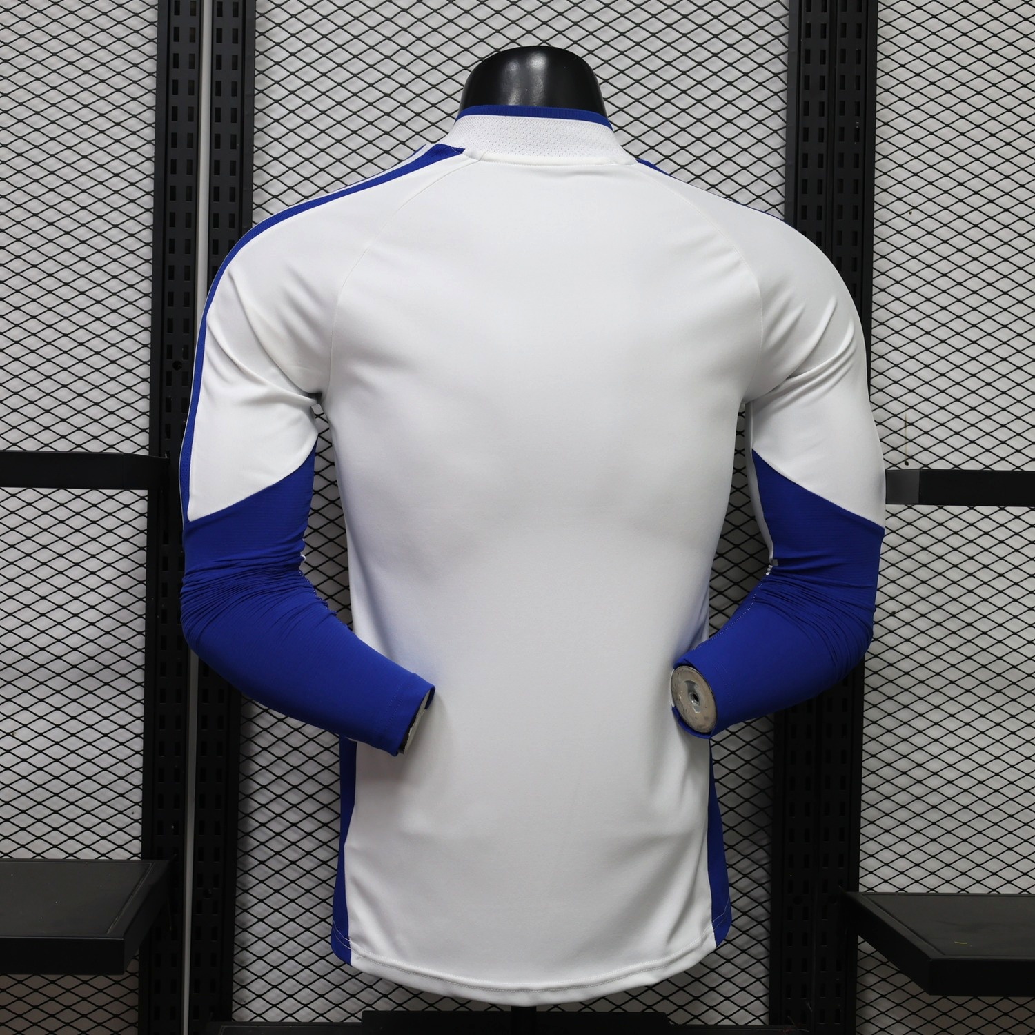 Boca Juniors 26-27 White Blue Long Sleeves Training Jersey - Player Version - UnitedFutballJersey