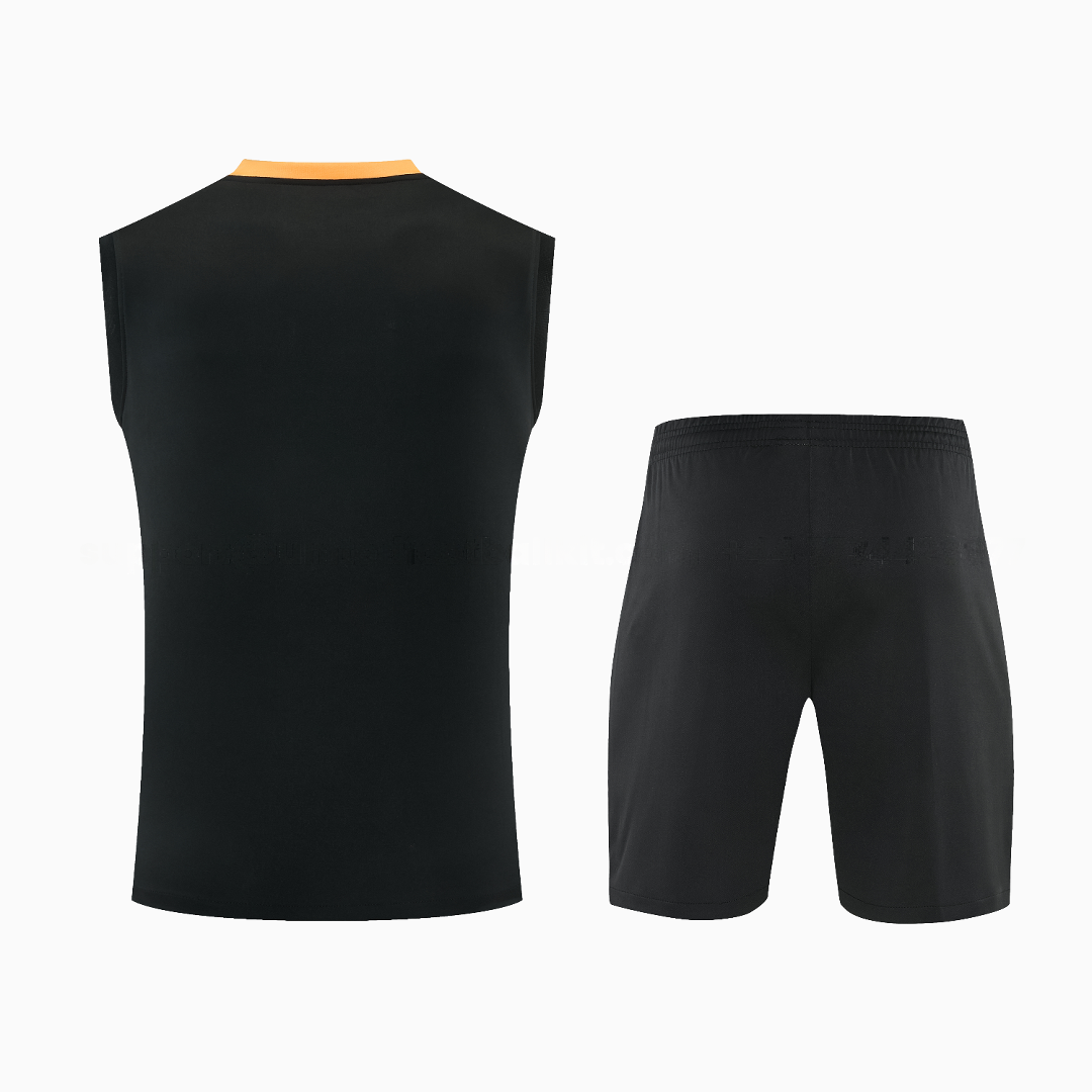 Inter Milan 25-26 Vest Training Set - Black And Grey Top & Pants - UnitedFutballJersey
