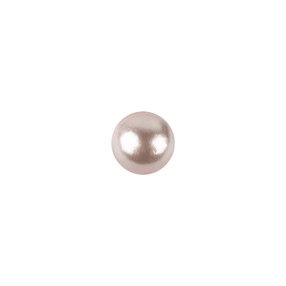 Pearlized Pink and Silver Metal Dome Shaped Shank Back Button - 13L/8mm - Joann Fabrics