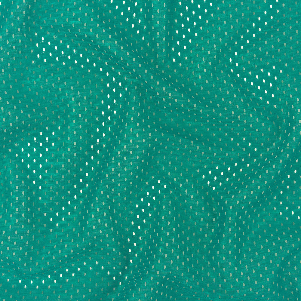 Polyester Athletic Mesh - Teal Blue - Heracles Collection - Joann Fabrics