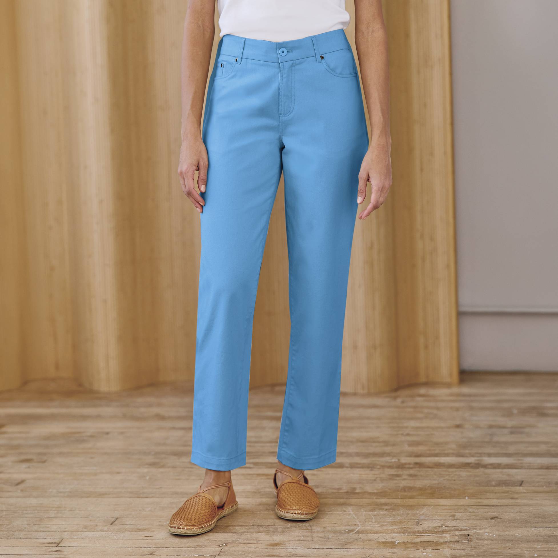 Comfort Waist Hamilton Stretch Twill Ankle Pant - Northstyle Catalog