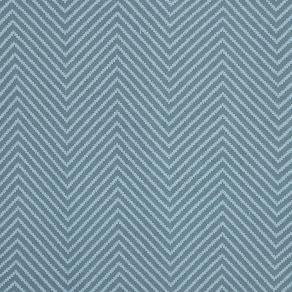Light Pond Blue Chevron Burn-out Polyester Chiffon - Joann Fabrics