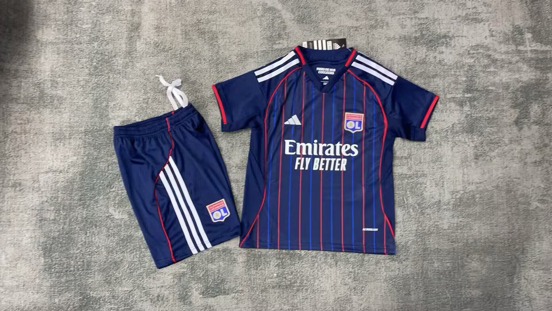 2025/2026 Lyonnais Away Football Jersey 1:1 Thai Quality Kids Size