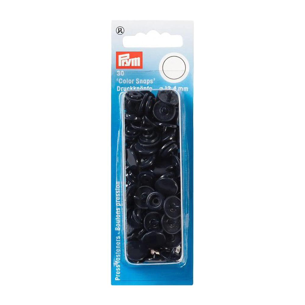Prym Color Snaps - Navy 12.4mm - 30pc - Joann Fabrics