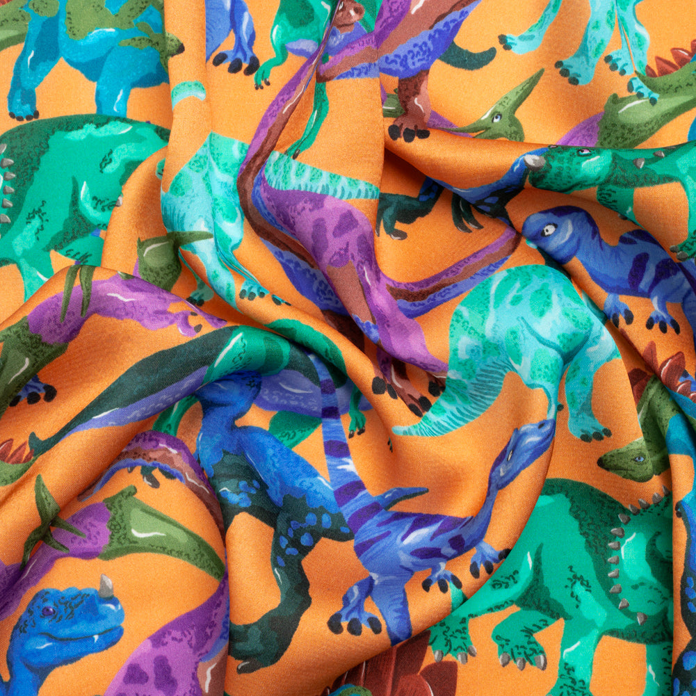 Mood Exclusive Jurassic Jubilee Striped Viscose Dobby - Joann Fabrics