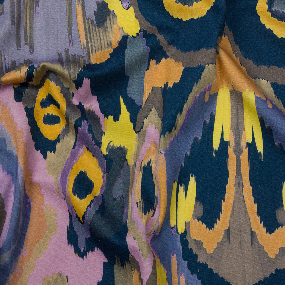 Mood Exclusive Blue Life Outside Stretch Cotton Sateen - Joann Fabrics