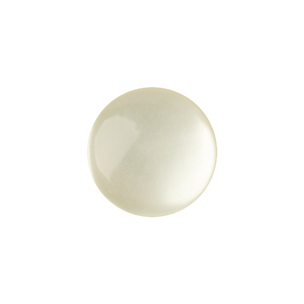 Vintage Ivory Pearlescent Flat Shank Back Plastic Button - 28L/18mm - Joann Fabrics