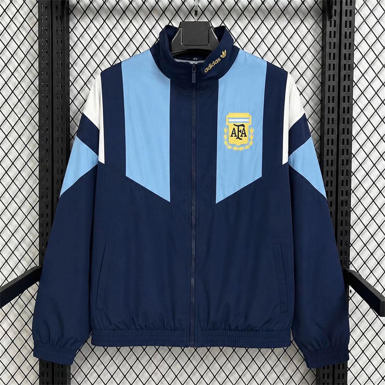 Argentina 2026 EQT Windbreaker Jackety - Blue - UnitedFutballJersey