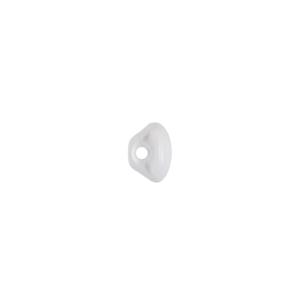 European White Self Back Glass Button - 14L/9mm - Joann Fabrics