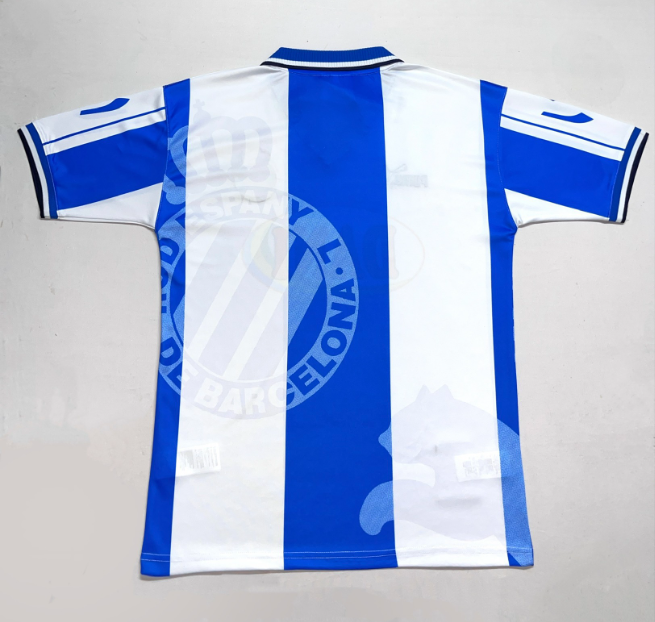 1998-1999 Retro RCD Espanyol Home Football Shirt 1:1 Thai Quality