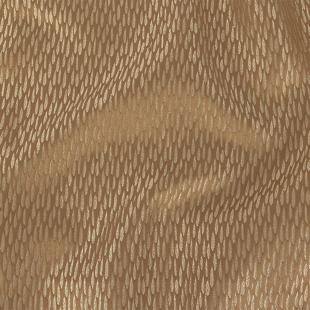 Luminous Drapery Jacquard - Gold Raindrops - British Imported - Joann Fabrics