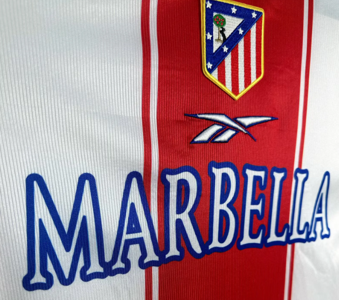 1999/2000 Retro Atletico Madrid Home Football Jersey 1:1 Thai Quality