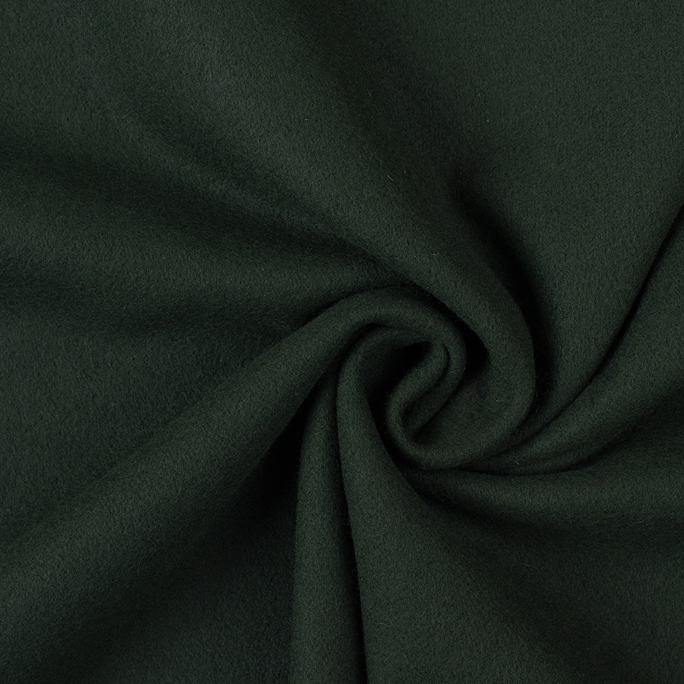 Wool and Cashmere Coating Made in Italy - Forest Green - Alberini Collection - Joann Fabrics