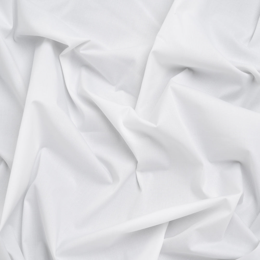 Stretch Cotton Poplin - Off White - Designer Deadstock - Joann Fabrics