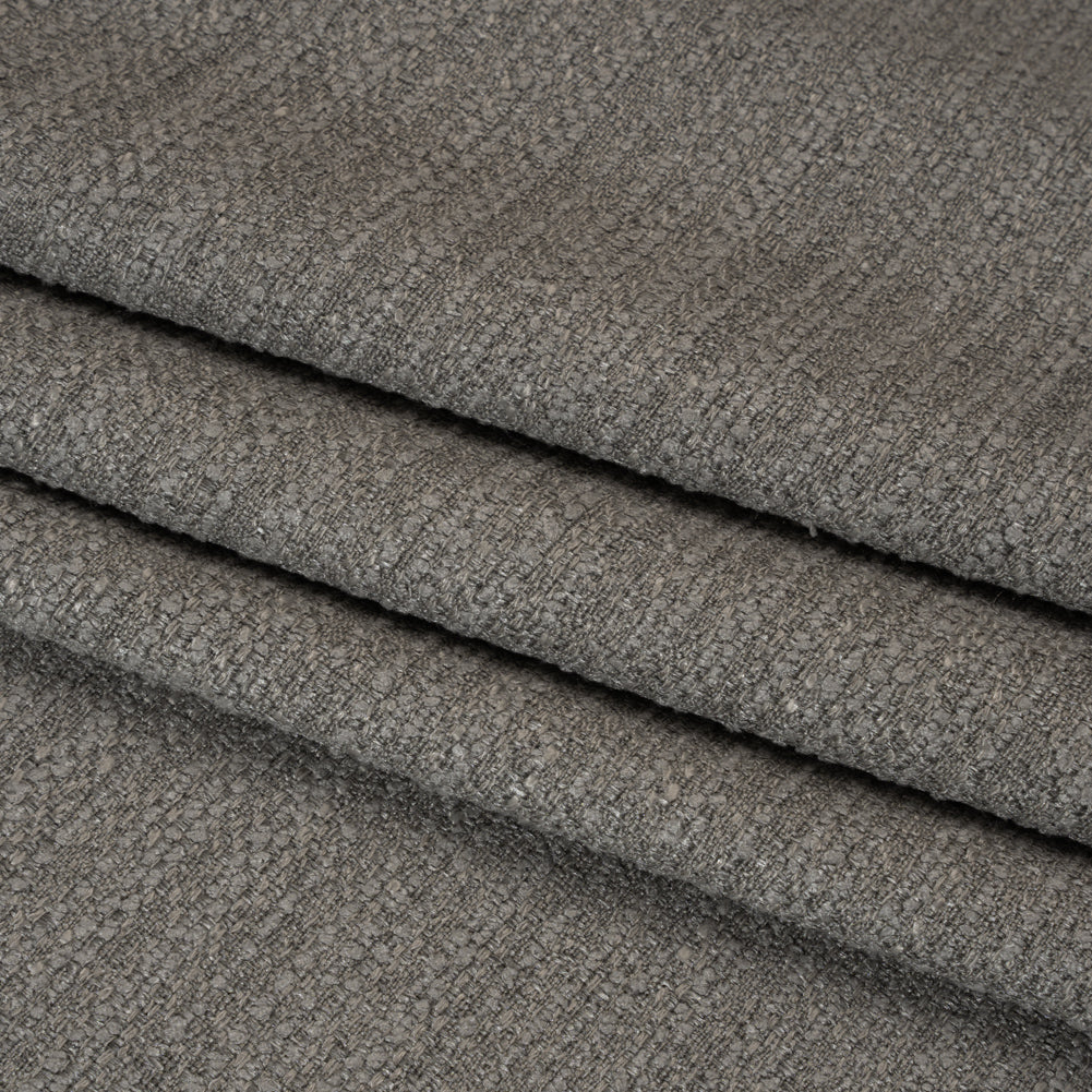 Textured Recycled Polyester Woven - Granite Boucle Stripes - British Imported - Joann Fabrics