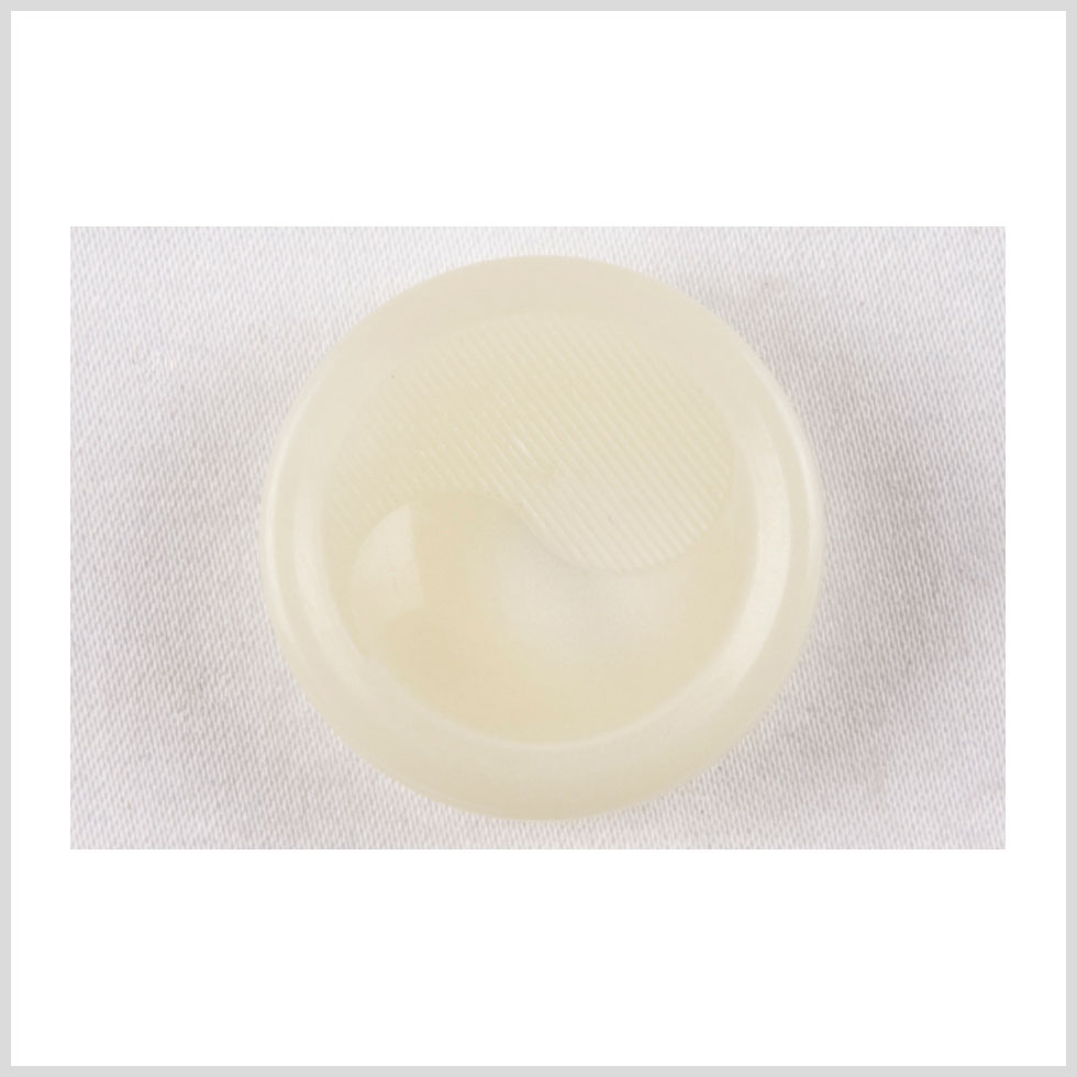 Plastic Shank Back Button - 24L/15mm - Ivory Yin Tang Textured Engraving - Joann Fabrics