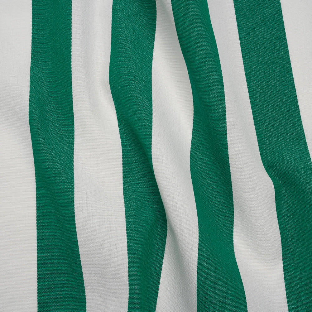 Outdoor Canvas - Teal and White Awning Stripes - Joann Fabrics