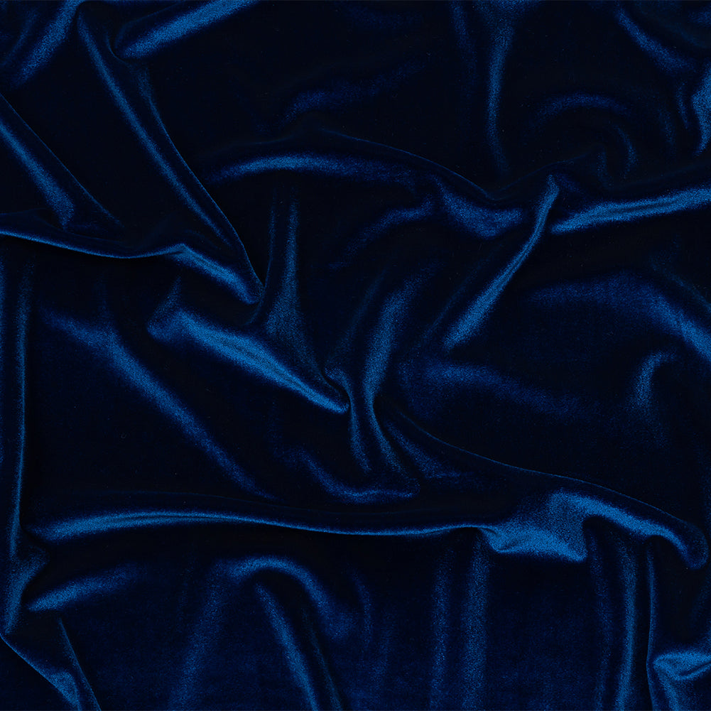 Stretch Polyester Velour - Royal Blue - Joann Fabrics