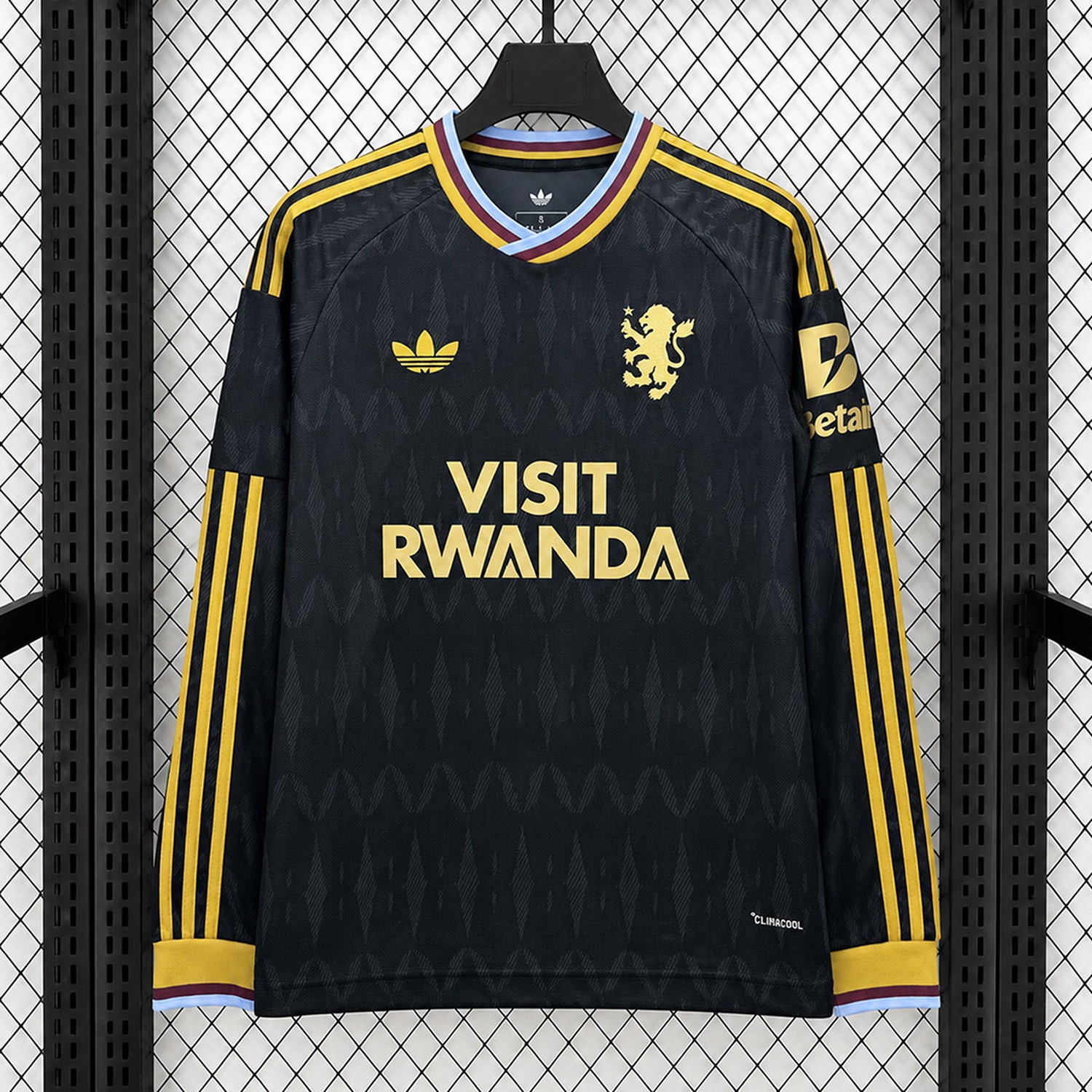 Aston Villa 26-27 Away Long Sleeves Jersey - Fans Version - UnitedFutballJersey