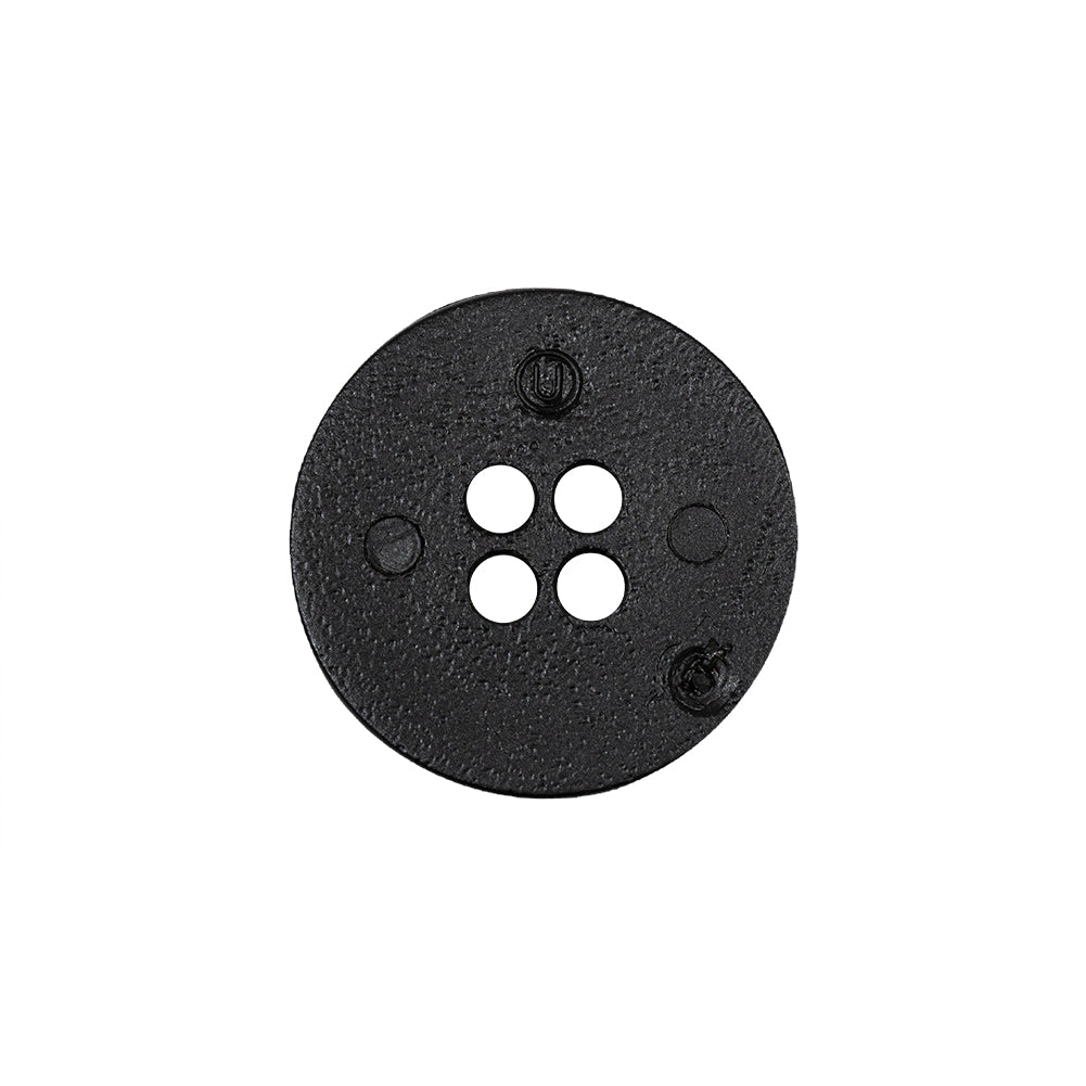 Gingerbread and Deep Charcoal Speckled Textured 4-Hole Molded Plastic Button - 32L/20mm - Joann Fabrics