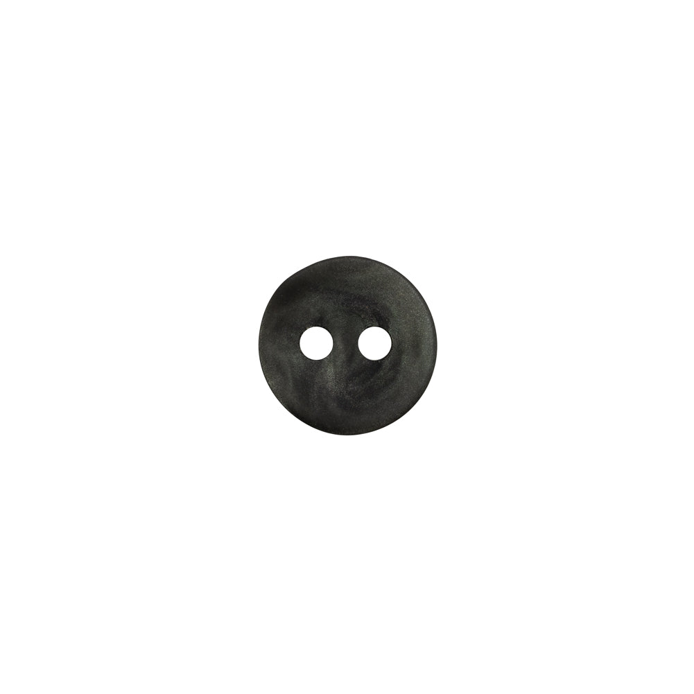 Plastic 2-Hole Button - 16L/10mm - Shimmering Charcoal - Joann Fabrics