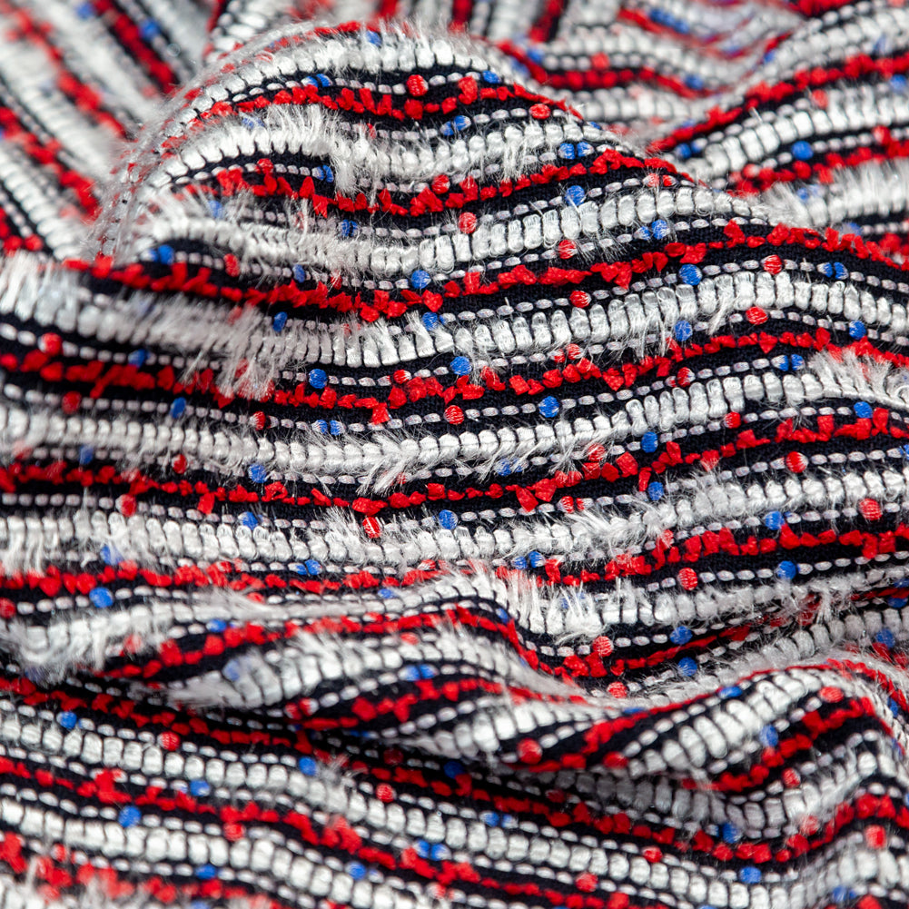 Red, White and Blue Blended Wool Tweed - Joann Fabrics