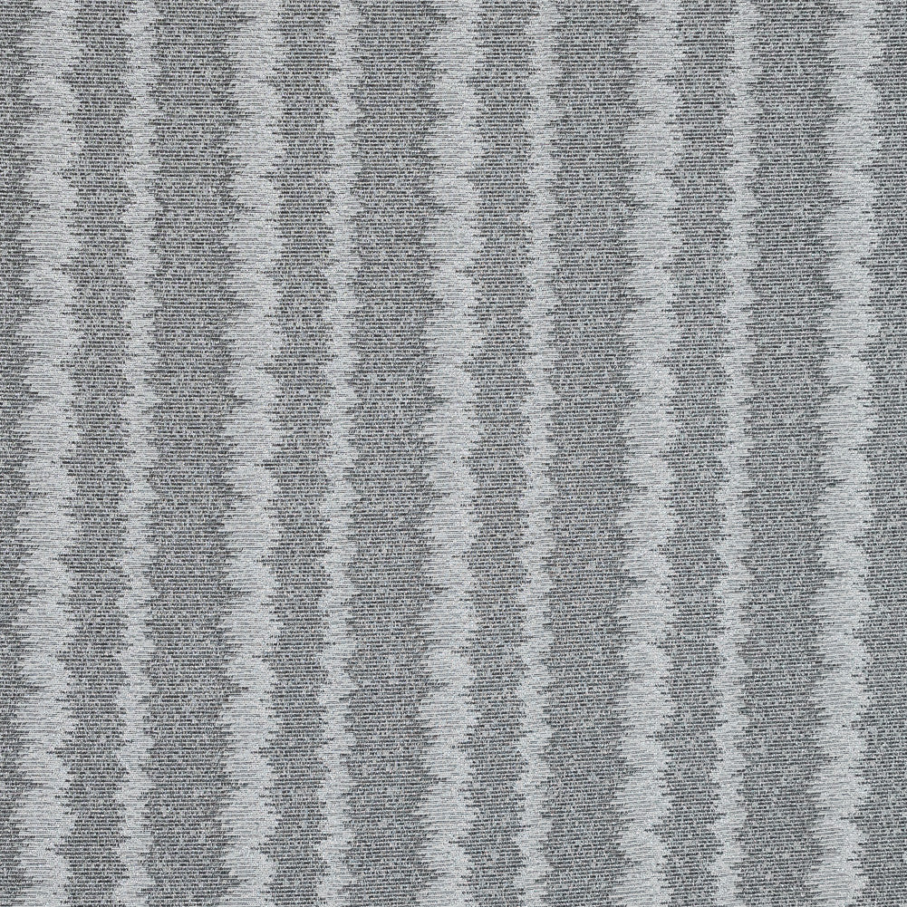Charcoal and Metallic Silver Striped Stretch Knit - Joann Fabrics