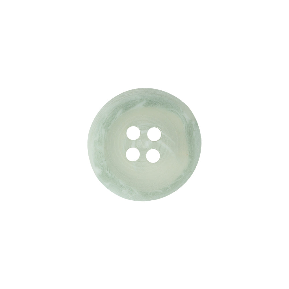 Transparent and Peridot Swirl 4-Hole Low Convex Button - 24L/15mm - Joann Fabrics