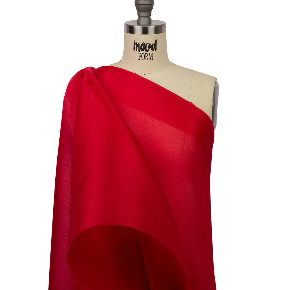 Polyester Twill Organdy - Shimmering Red - Quinn Collection - Joann Fabrics