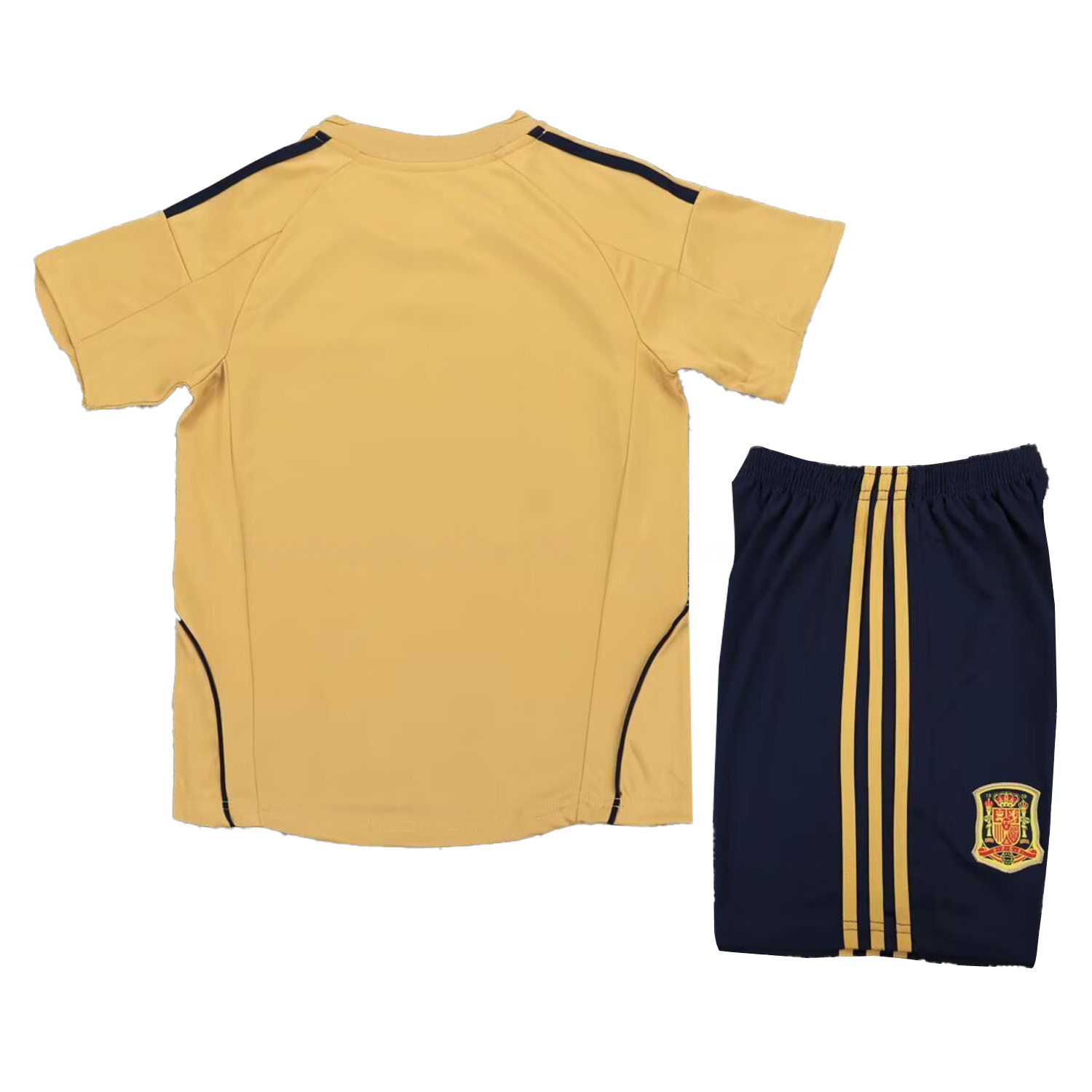 Retro Spain 2008 Away Kids Kit - UnitedFutballJersey