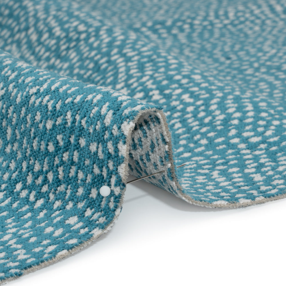 Upholstery Chenille - Peacock Spotted - Remus Collection - Joann Fabrics