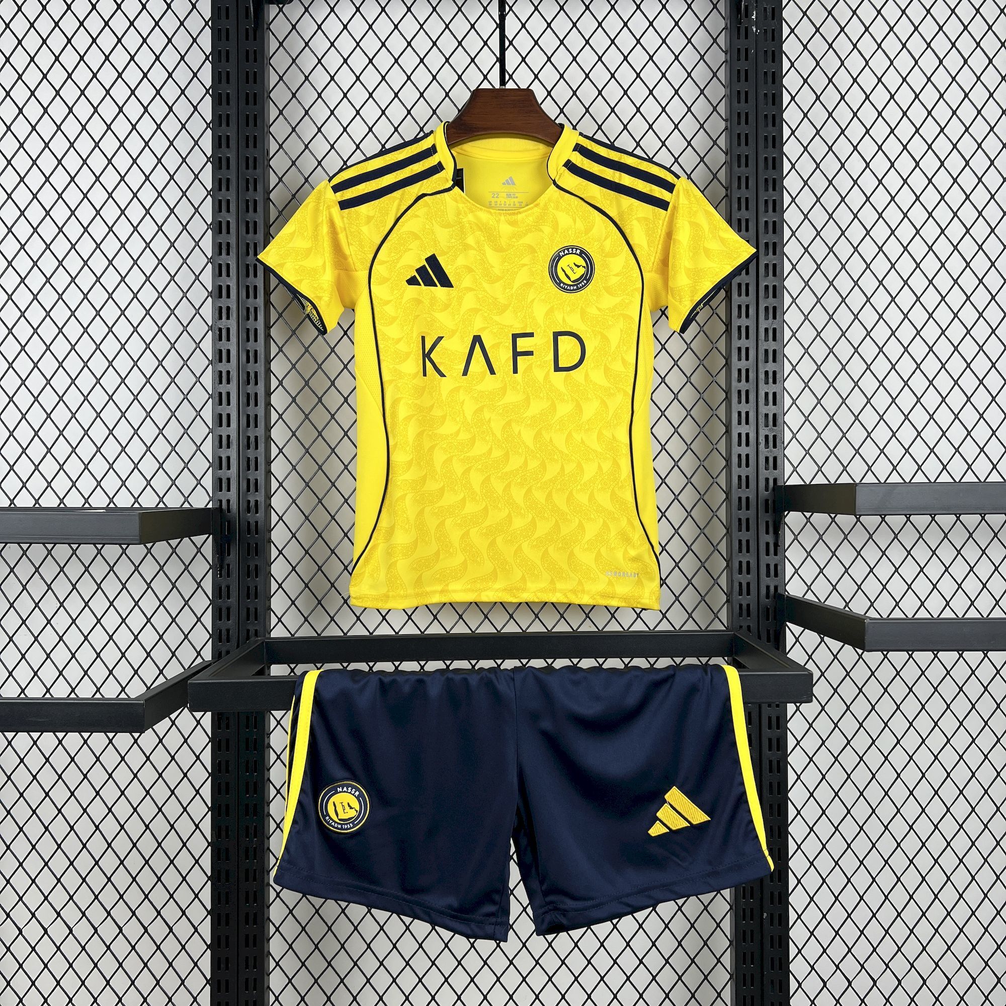 2025/2026 Al-Nassr Home Football Shirt Kids Size 1:1 Thai Quality