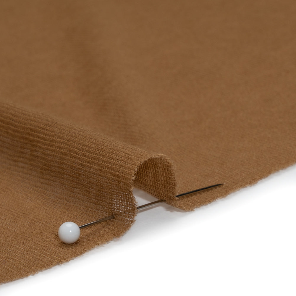 Lightweight Cotton Interlock Knit - Tan - Designer Deadstock - Joann Fabrics